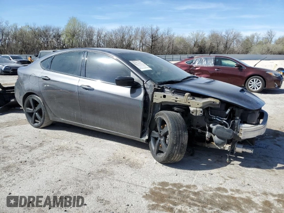 2016 Dodge Dart SXT with VIN 1C3CDFBB1GD625226, listed as a Copart auction lot 49803005 with 87,797 mi miles and Salvage Title. Bid and sale history available at carsss.com. Image 4.