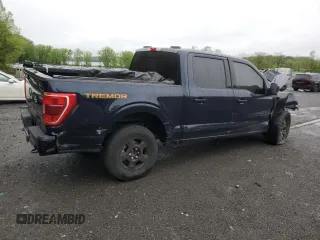 2023 Ford F-150 XL with VIN 1FTFW1E50PFA81169, listed as a Copart auction lot 55646095 with Not provided miles and Salvage title. Bid and sale history available at DreamBid. Image 3.