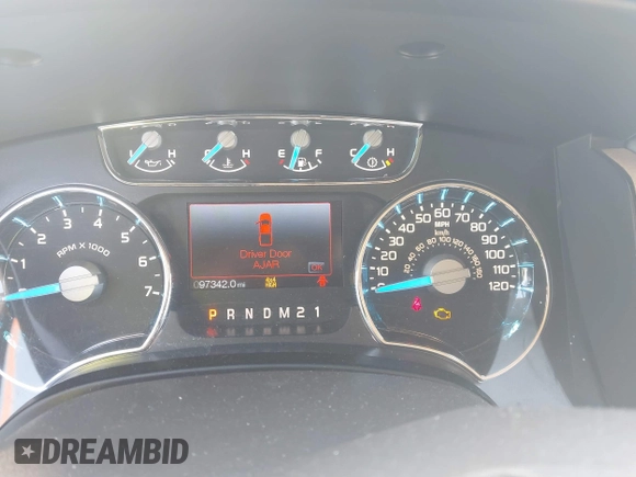 2013 Ford F-150 XL with VIN 1FTFW1ET7DKG04351, listed as a IAAI auction lot 41442752 with 97,342 mi miles and . Bid and sale history available at carsss.com. Image 7.