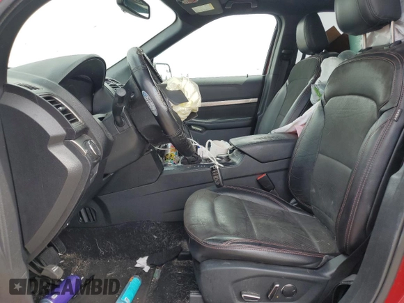 2018 Ford Explorer XLT with VIN 1FM5K8D83JGC94481, listed as a Copart auction lot 53166645 with 60,043 mi miles and Salvage Title. Bid and sale history available at carsss.com. Image 7.