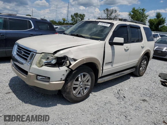 2008 Ford Explorer Eddie Bauer z VIN 1FMEU64E28UA89251, wystawiony jako Copart lot #61825355 z przebiegiem 183 055 mil mil oraz Szkoda całkowita • Salvage title. Historia ofert i sprzedaży dostępna na DreamBid. Obrazek 1.