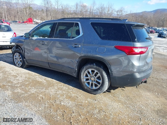 2020 Chevrolet Traverse LT Cloth with VIN 1GNEVGKW4LJ167615, listed as a IAAI auction lot 41622379 with 114,449 mi miles. Bid and sale history available at carsss.com. Image 3.