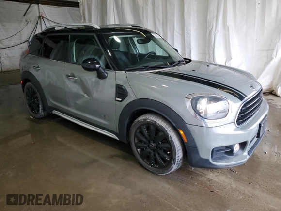 2017 MINI Countryman Cooper with VIN WMZYV5C31H3E02453, listed as a Copart auction lot 72209684 with 51,666 mi miles and Salvage Title. Bid and sale history available at carsss.com. Image 4.