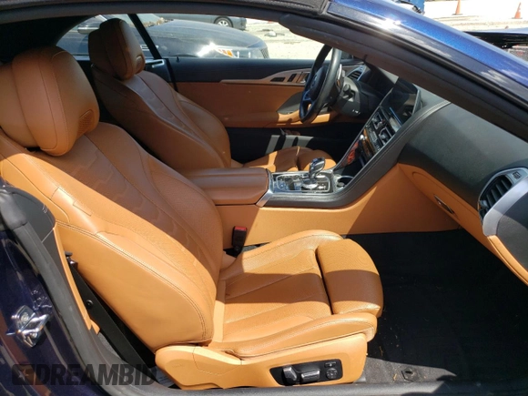 2022 BMW 8 Series 840i with VIN WBADZ2C09NCJ99129, listed as a Copart auction lot 58639014 with 26,194 mi miles and Salvage Title. Bid and sale history available at carsss.com. Image 10.