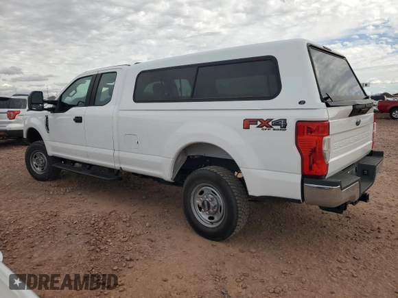 2021 Ford F-250 XL with VIN 1FT7X2B66MEC72939, listed as a Copart auction lot 47655455 with 116,305 mi miles and Salvage title. Bid and sale history available at DreamBid. Image 2.