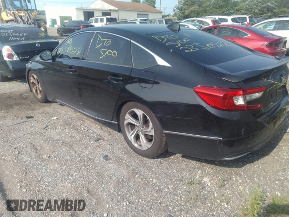 2018 Honda Accord EX with VIN 1HGCV1F46JA206791, listed as a IAAI auction lot 37210721 with 89,651 mi miles and . Bid and sale history available at DreamBid. Image 3.