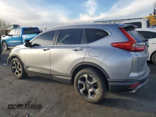 2017 Honda CR-V Touring with VIN 5J6RW2H9XHL017476, listed as a Copart auction lot 44378135 with 57,991 mi miles and Salvage Title. Bid and sale history available at carsss.com. Image 2.