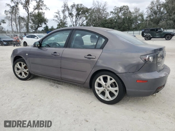2008 Mazda Mazda3 i Touring Value with VIN JM1BK32F881147548, listed as a Copart auction lot 44523875 with Not Provided miles and Salvage Title. Bid and sale history available at carsss.com. Image 2.