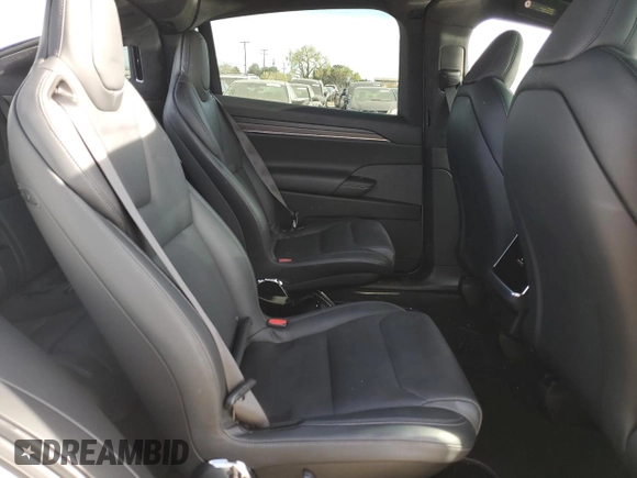 2022 Tesla Model X with VIN 7SAXCBE5XNF358319, listed as a Copart auction lot 50246555 with 12,863 mi miles and Salvage Title. Bid and sale history available at DreamBid. Image 10.