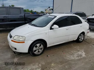 2006 Chevrolet Aveo LS with VIN KL1TD56646B556472, listed as a Copart auction lot 54791045 with 221,356 mi miles and Non repairable. Bid and sale history available at DreamBid. Image 1.