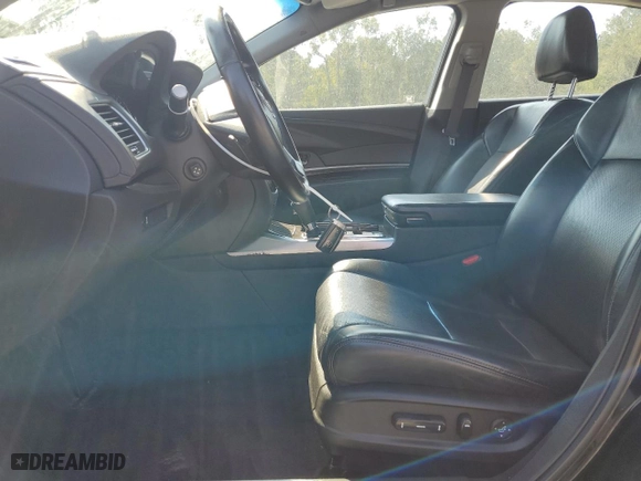 2014 Acura RLX Tech Pkg with VIN JH4KC1F58EC007419, listed as a Copart auction lot 75606064 with 175,531 mi miles and Salvage Title. Bid and sale history available at carsss.com. Image 7.