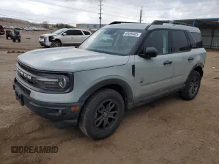 2021 Ford Bronco Sport Big Bend with VIN 3FMCR9B61MRA97123, listed as a Copart auction lot 49499465 with 53,042 mi miles and Salvage title. Bid and sale history available at DreamBid. Image 1.