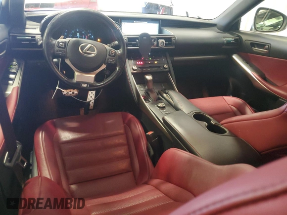 2017 Lexus IS 300 with VIN JTHCM1D25H5024262, listed as a Copart auction lot 60467585 with 91,888 mi miles and Salvage title. Bid and sale history available at DreamBid. Image 8.