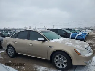 2008 Ford Taurus Limited with VIN 1FAHP25WX8G104690, listed as a Copart auction lot 45486635 with 131,369 mi miles and Salvage Title. Bid and sale history available at DreamBid. Image 4.
