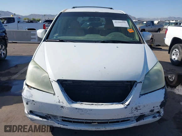 2005 Honda Odyssey EX with VIN 5FNRL38465B081716, listed as a IAAI auction lot 41998956 with 173,182 mi miles and . Bid and sale history available at carsss.com. Image 13.