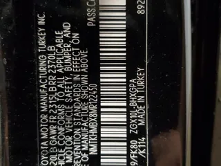 2021 Toyota C-HR LE z VIN NMTKHMBX8MR122450, wystawiony jako Copart lot #55159625 z przebiegiem 44 999 mil mil oraz Szkoda całkowita • Salvage title. Historia ofert i sprzedaży dostępna na DreamBid. Obrazek 13.