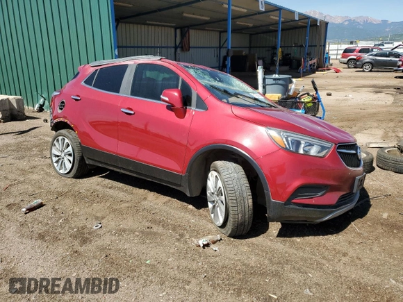 2017 Buick Encore Preferred with VIN KL4CJESB9HB027004, listed as a Copart auction lot 61226505 with Not provided miles and Salvage title. Bid and sale history available at DreamBid. Image 4.