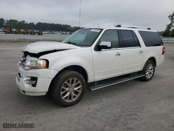 2016 Ford Expedition EL Limited with VIN 1FMJK1KT2GEF02111, listed as a Copart auction lot 73146404 with 153,330 mi miles and Salvage Title. Bid and sale history available at carsss.com. Image 1.