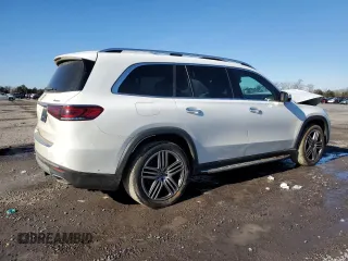 2022 Mercedes-Benz GLS 450 with VIN 4JGFF5KE5NA668145, listed as a Copart auction lot 89244035 with 48,003 mi miles and Salvage Title. Bid and sale history available at DreamBid. Image 3.