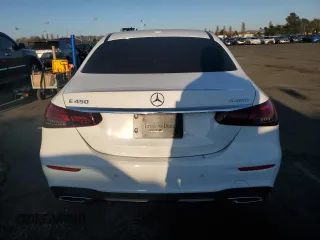 2021 Mercedes-Benz E-Class E 450 with VIN W1KZF5KBXMA934142, listed as a Copart auction lot 43231135 with 39,090 mi miles and Salvage Title. Bid and sale history available at carsss.com. Image 6.