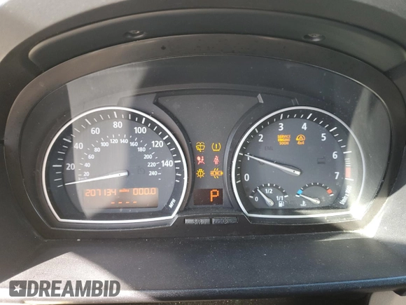 2005 BMW X3 3.0i with VIN WBXPA93435WD16095, listed as a Copart auction lot 48756525 with 207,134 mi miles and Salvage Title. Bid and sale history available at DreamBid. Image 9.