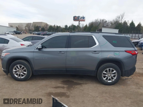 2019 Chevrolet Traverse LT Cloth with VIN 1GNERGKW1KJ245786, listed as a IAAI auction lot 41790476 with 93,445 mi miles and . Bid and sale history available at DreamBid. Image 14.
