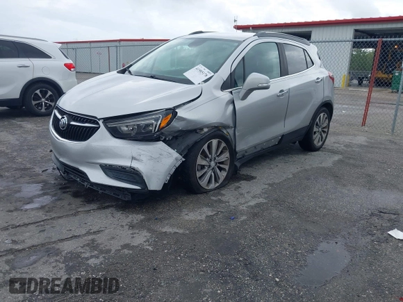 2018 Buick Encore Preferred with VIN KL4CJASB0JB717254, listed as a IAAI auction lot 41985178 with 123,948 mi miles. Bid and sale history available at carsss.com. Image 2.