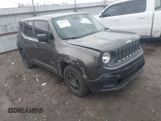 2018 Jeep Renegade Sport with VIN ZACCJAAB2JPG70435, listed as a IAAI auction lot 41040501 with 221,511 mi miles and . Bid and sale history available at DreamBid. Image 1.