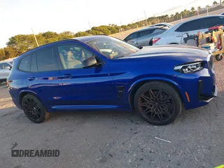 2023 BMW X3 M with VIN 5YM13EC03P9P58528, listed as a IAAI auction lot 41493528 with 18,503 mi miles. Bid and sale history available at carsss.com. Image 13.