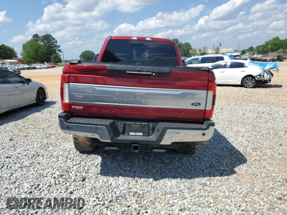 2019 Ford F-250 XL with VIN 1FT7W2BT5KEF75118, listed as a Copart auction lot 54693825 with 121,705 mi miles and Salvage title. Bid and sale history available at DreamBid. Image 6.