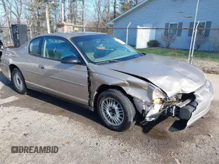 2002 Chevrolet Monte Carlo LS with VIN 2G1WW12E129102772, listed as a IAAI auction lot 41883455 with 171,384 mi miles. Bid and sale history available at carsss.com. Image 1.
