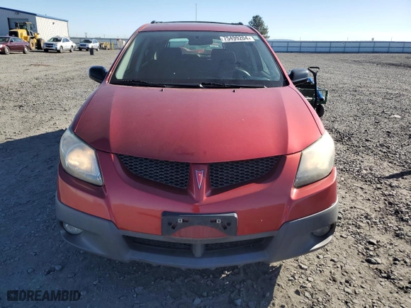 2003 Pontiac Vibe with VIN 5Y2SM62873Z480007, listed as a Copart auction lot 75499204 with 130,857 mi miles and Salvage Title. Bid and sale history available at carsss.com. Image 5.