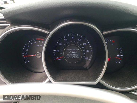 2015 Kia Optima LX with VIN KNAGM4A71F5644007, listed as a Copart auction lot 80284624 with 134,025 mi miles and Salvage Title. Bid and sale history available at carsss.com. Image 9.