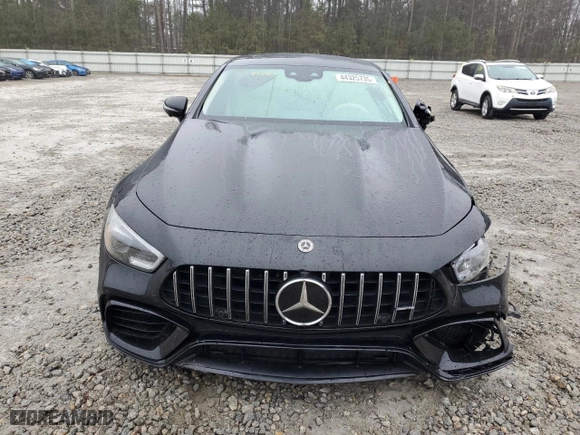 2019 Mercedes-Benz AMG GT with VIN WDD7X8KB3KA007860, listed as a Copart auction lot 44325735 with 73,506 mi miles and Salvage Title. Bid and sale history available at carsss.com. Image 5.