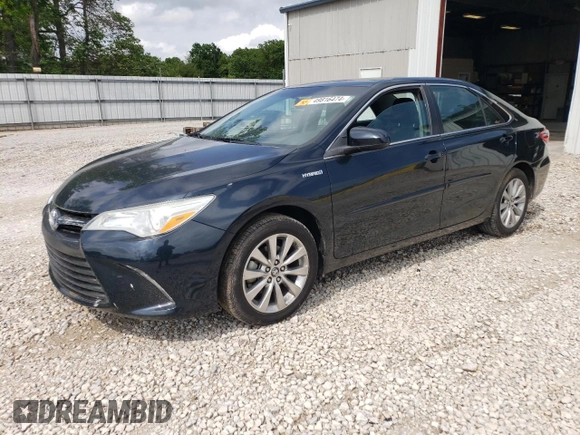 2017 Toyota Camry Hybrid LE with VIN 4T1BD1FK6HU211540, listed as a Copart auction lot 49816474 with 0 mi miles and Salvage Title. Bid and sale history available at carsss.com. Image 1.