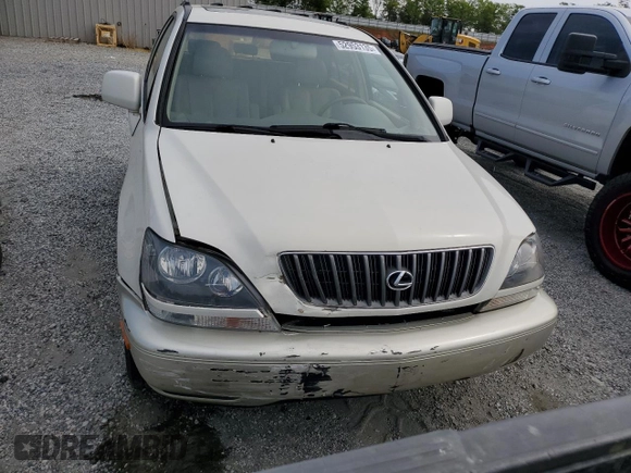 1999 Lexus RX 300 with VIN JT6HF10U7X0009824, listed as a Copart auction lot 52953135 with 180,006 mi miles and Salvage Title. Bid and sale history available at DreamBid. Image 5.