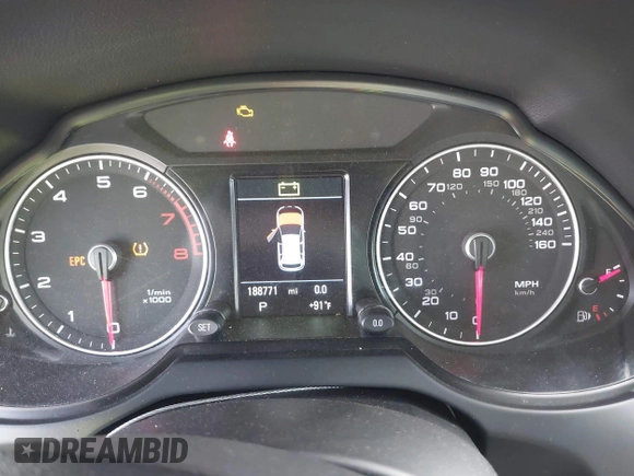2016 Audi Q5 Premium Plus with VIN WA1L2AFP6GA038557, listed as a IAAI auction lot 42071248 with 188,772 mi miles. Bid and sale history available at carsss.com. Image 7.