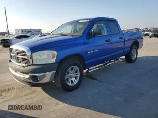 2007 Dodge 1500 ST with VIN 1D7HA18K87J587635, listed as a Copart auction lot 44356785 with 166,095 mi miles and Clean Title. Bid and sale history available at carsss.com. Image 1.