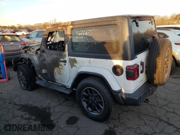 2021 Jeep Wrangler Sport S with VIN 1C4GJXAN6MW741870, listed as a Copart auction lot 42607065 with Not Provided miles and Salvage Title. Bid and sale history available at DreamBid. Image 2.