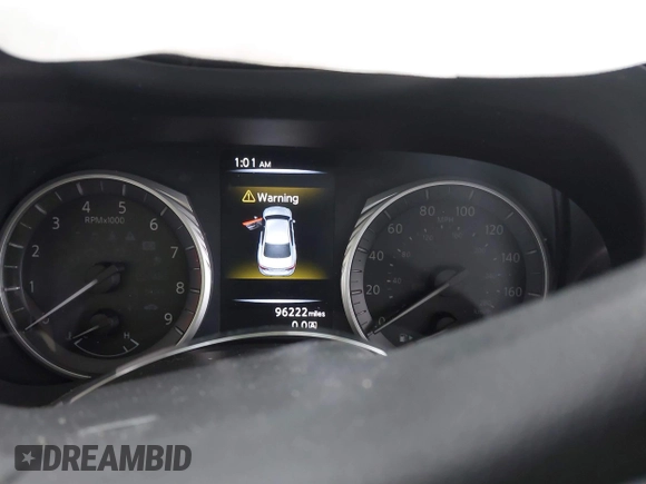 2019 Infiniti Q50 3.0t LUXE with VIN JN1EV7AP4KM510846, listed as a IAAI auction lot 41227412 with 96,222 mi miles. Bid and sale history available at carsss.com. Image 7.