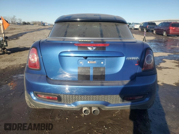 2012 MINI Coupe S z VIN WMWSX3C5XCT465527, wystawiony jako Copart lot #87006534 z przebiegiem 117 822 mil mil oraz Czysty tytuł • Clean title. Historia ofert i sprzedaży dostępna na DreamBid. Obrazek 6.