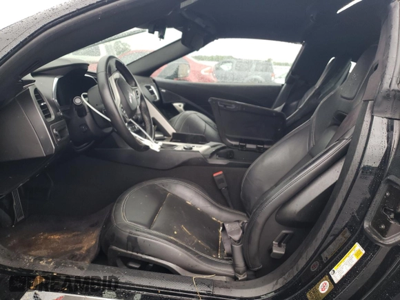 2015 Chevrolet Corvette 1LT with VIN 1G1YB2D73F5106866, listed as a Copart auction lot 66398114 with 0 mi miles and Salvage Title. Bid and sale history available at carsss.com. Image 7.