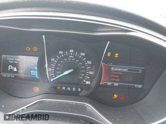 2016 Ford Fusion Titanium with VIN 3FA6P0K93GR117587, listed as a IAAI auction lot 42079701 with 142,105 mi miles. Bid and sale history available at carsss.com. Image 7.