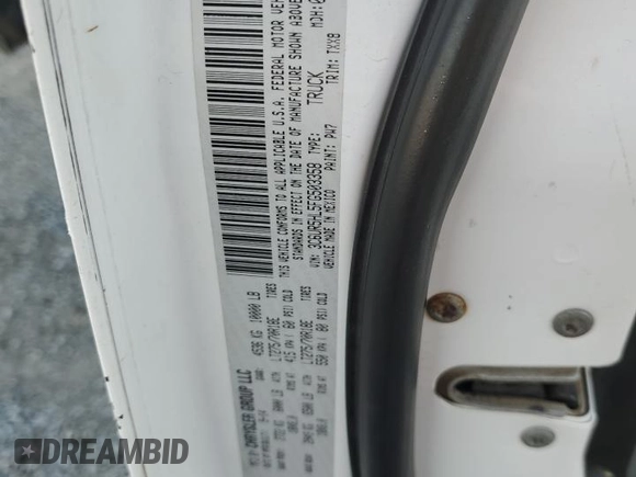 2015 Ram 2500 Tradesman with VIN 3C6UR5HL5FG503358, listed as a Copart auction lot 86611164 with 226,915 mi miles and Salvage title. Bid and sale history available at DreamBid. Image 12.
