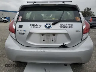 2015 Toyota Prius One with VIN JTDKDTB33F1090995, listed as a Copart auction lot 53452955 with 214,292 mi miles and Salvage Title. Bid and sale history available at carsss.com. Image 6.