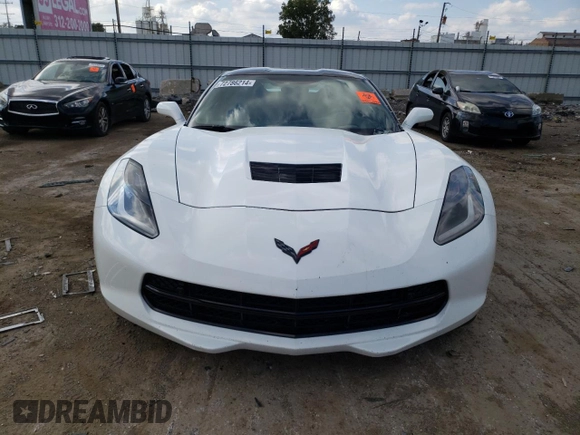 2017 Chevrolet Corvette Z51 3LT with VIN 1G1YM2D70H5118356, listed as a Copart auction lot 72786214 with Not provided miles and Salvage title. Bid and sale history available at DreamBid. Image 5.