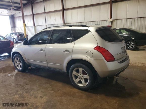 2004 Nissan Murano SE with VIN JN8AZ08W04W328819, listed as a Copart auction lot 52558075 with 171,641 mi miles and Salvage Title. Bid and sale history available at carsss.com. Image 2.