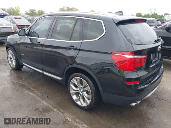 2016 BMW X3 xDrive28i with VIN 5UXWX9C57G0D82945, listed as a IAAI auction lot 41947751 with 88,547 mi miles and . Bid and sale history available at DreamBid. Image 3.