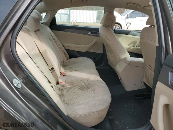 2017 Hyundai Sonata 2.4L with VIN 5NPE24AF3HH532755, listed as a Copart auction lot 45579175 with 201,024 mi miles and Salvage Title. Bid and sale history available at carsss.com. Image 10.