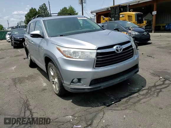 2015 Toyota Highlander Limited with VIN 5TDDKRFH6FS182578, listed as a Copart auction lot 59052505 with 137,881 mi miles and Salvage title. Bid and sale history available at DreamBid. Image 11.